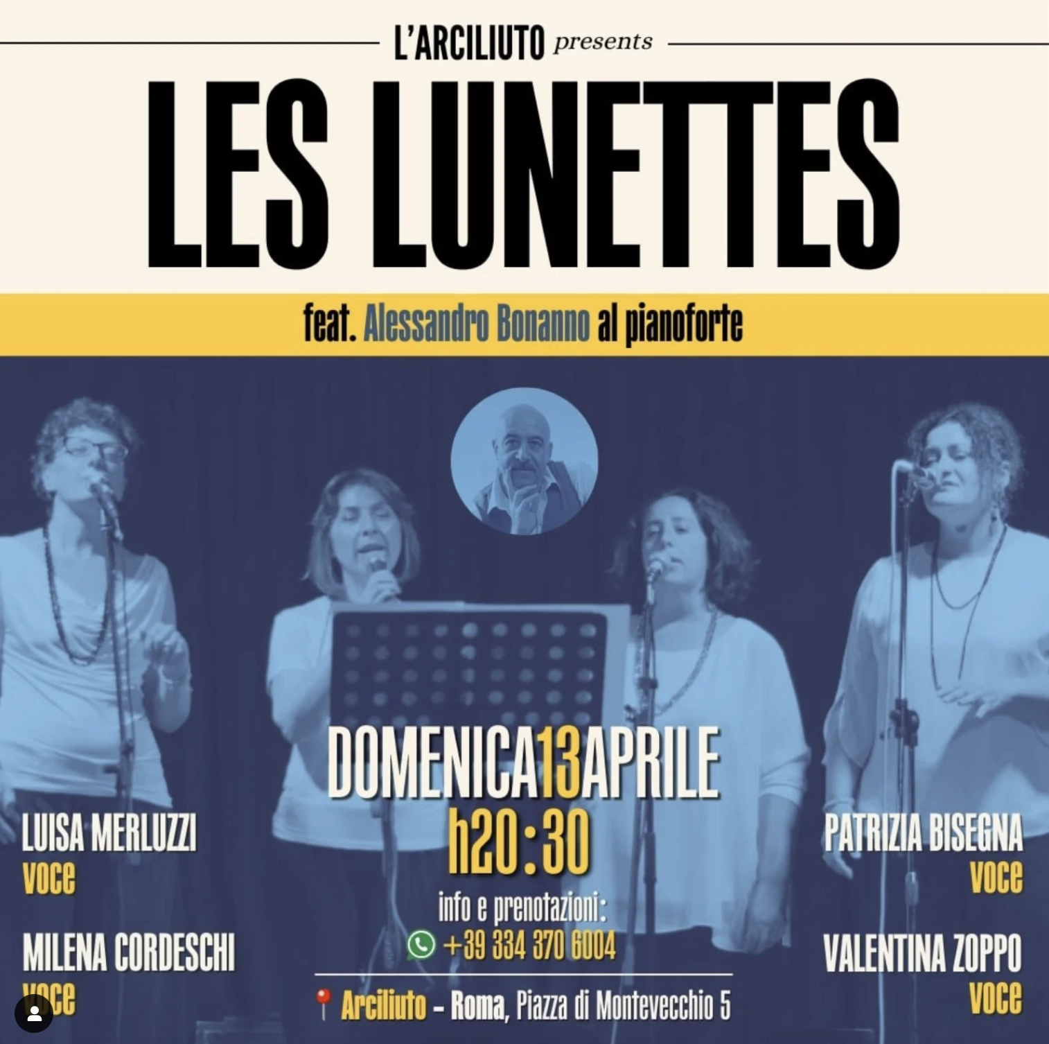 Les Lunettes Voice Ensemble feat. Alessandro Bonanno